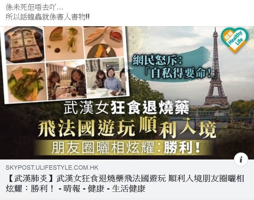 混入法國武漢女
